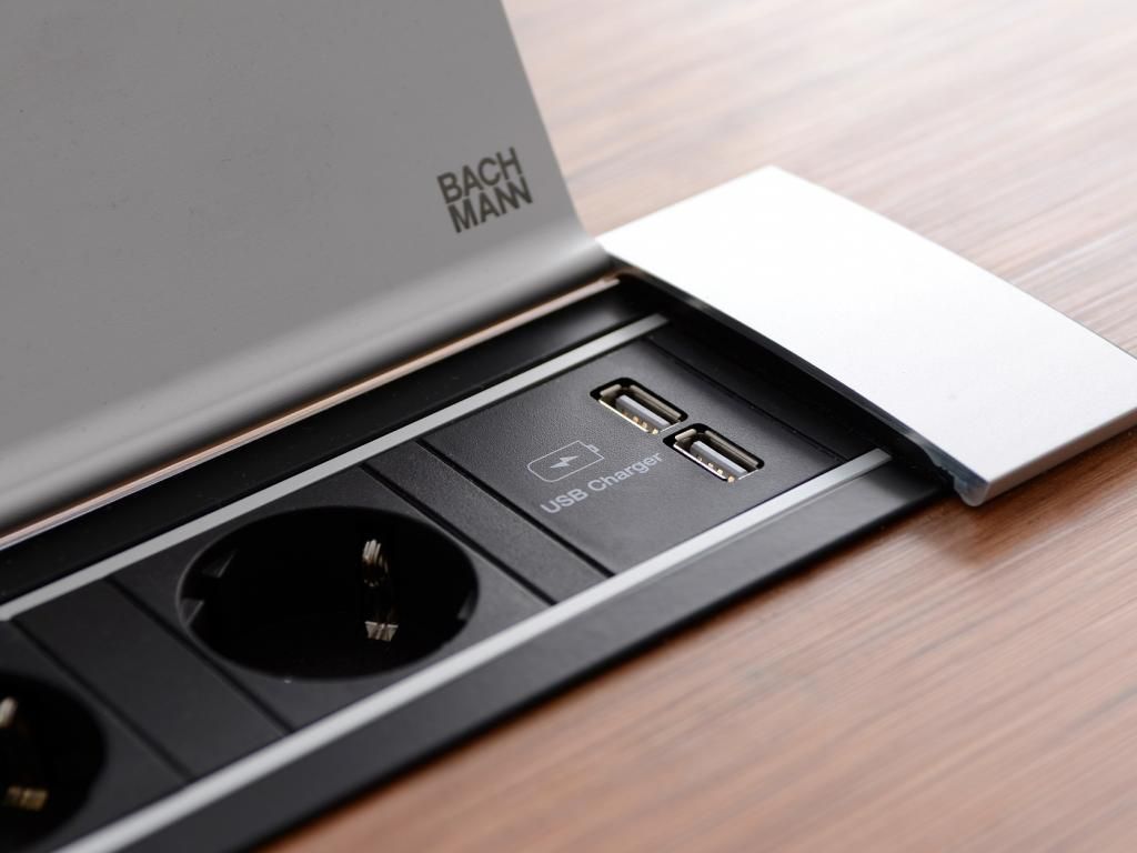 Strandvilla Gezeiten Penthouse-USB-Port auf der Küchenarbeitsfläche
