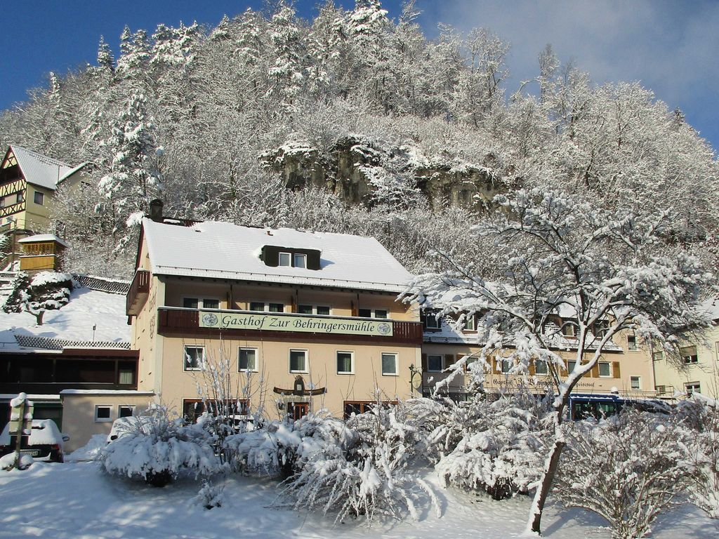 Gasthof zur Behringersmühle im Winter