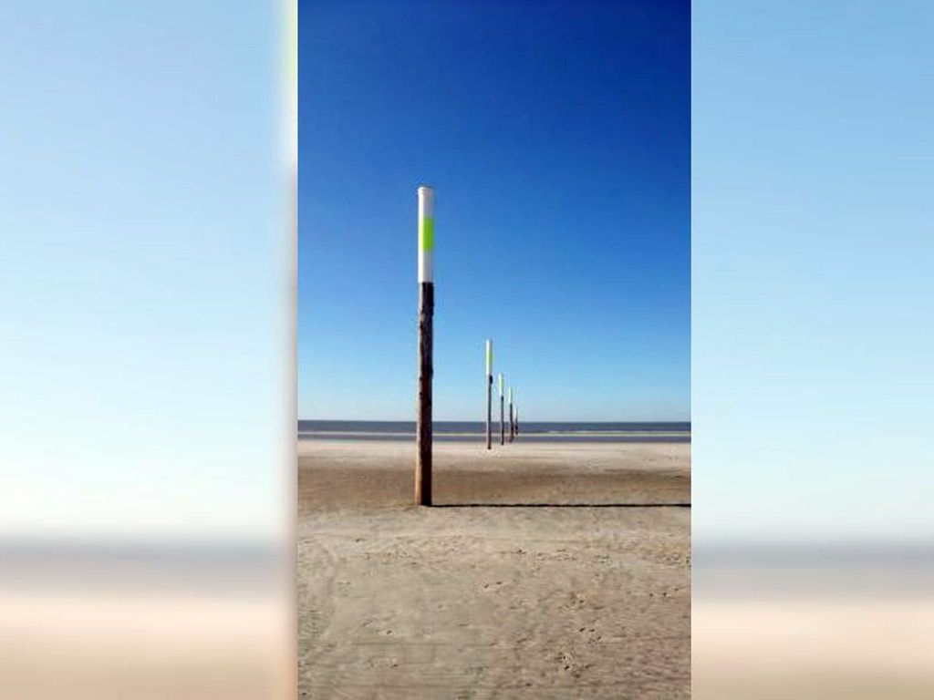 Strand Pfahl