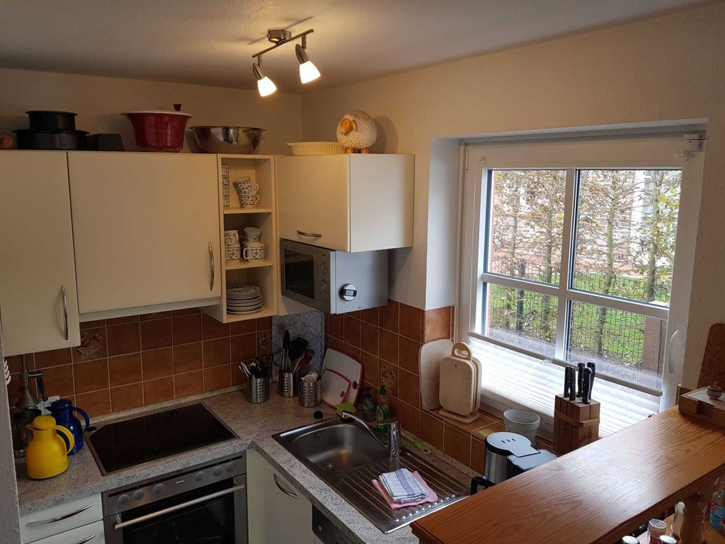 Schöne,helle Ferienwohnung für 3 Personen mit oder ohne Hund in St. Peter Dorf mit Strandkorb  in Top Lage, zentral und  ruhig.