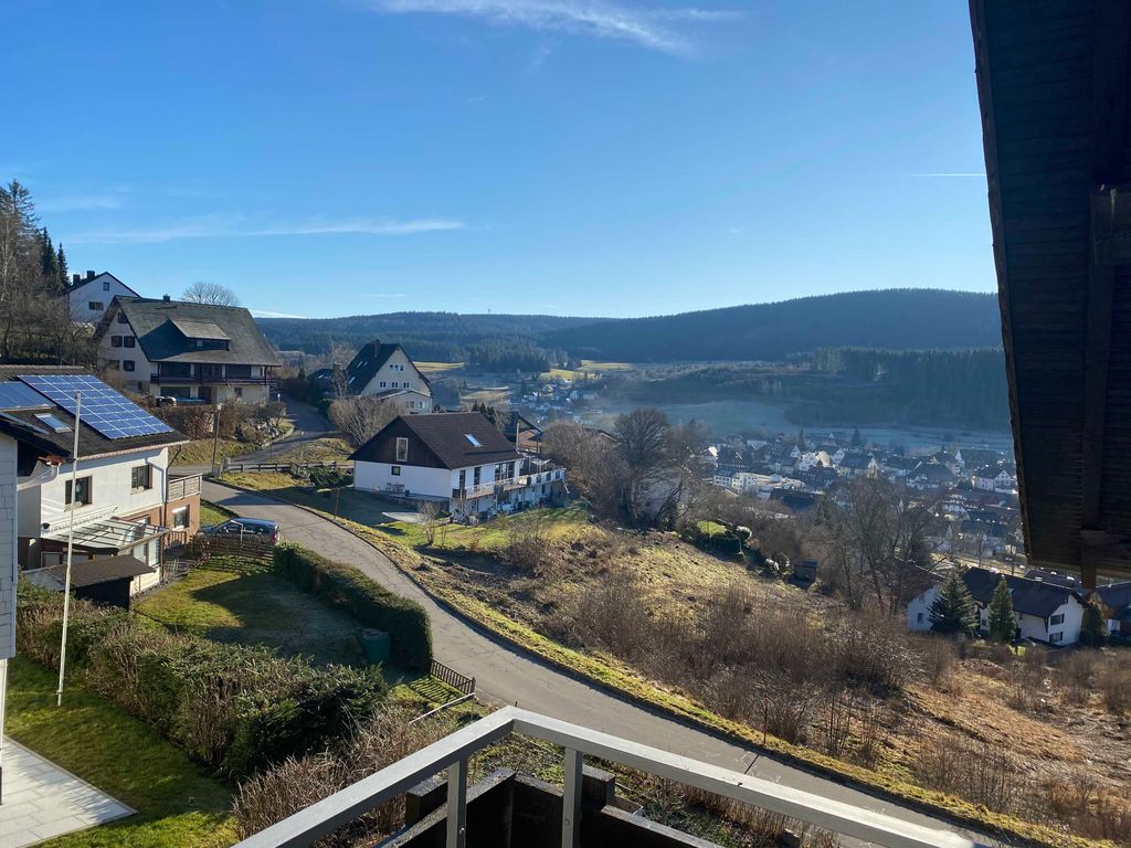 Blick vom Balkon