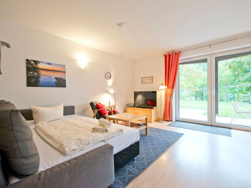 Wohnzimmer mit Schlafcouch
