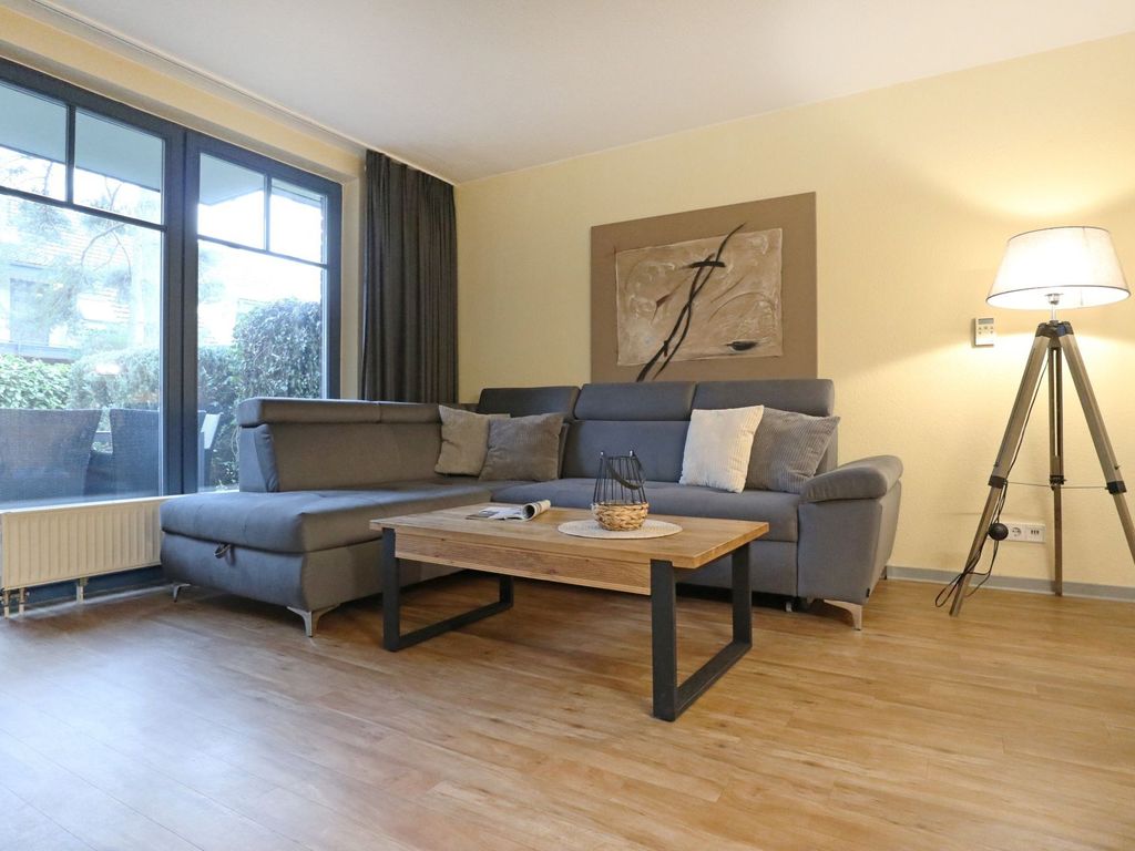 Papillon Whg. 11/1 - Blick auf den gemütlichen Wohnbereich mit Terrassenzugang