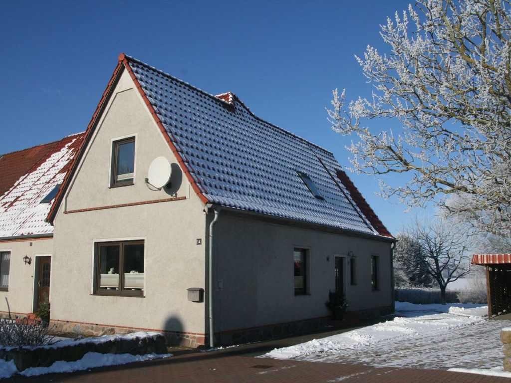 Landhaus im Schnee