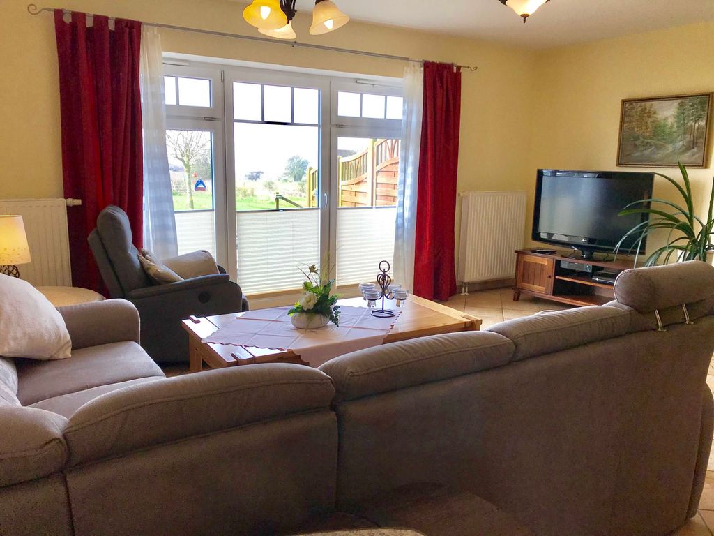 Das Wohnzimmer mit Ostseeblick