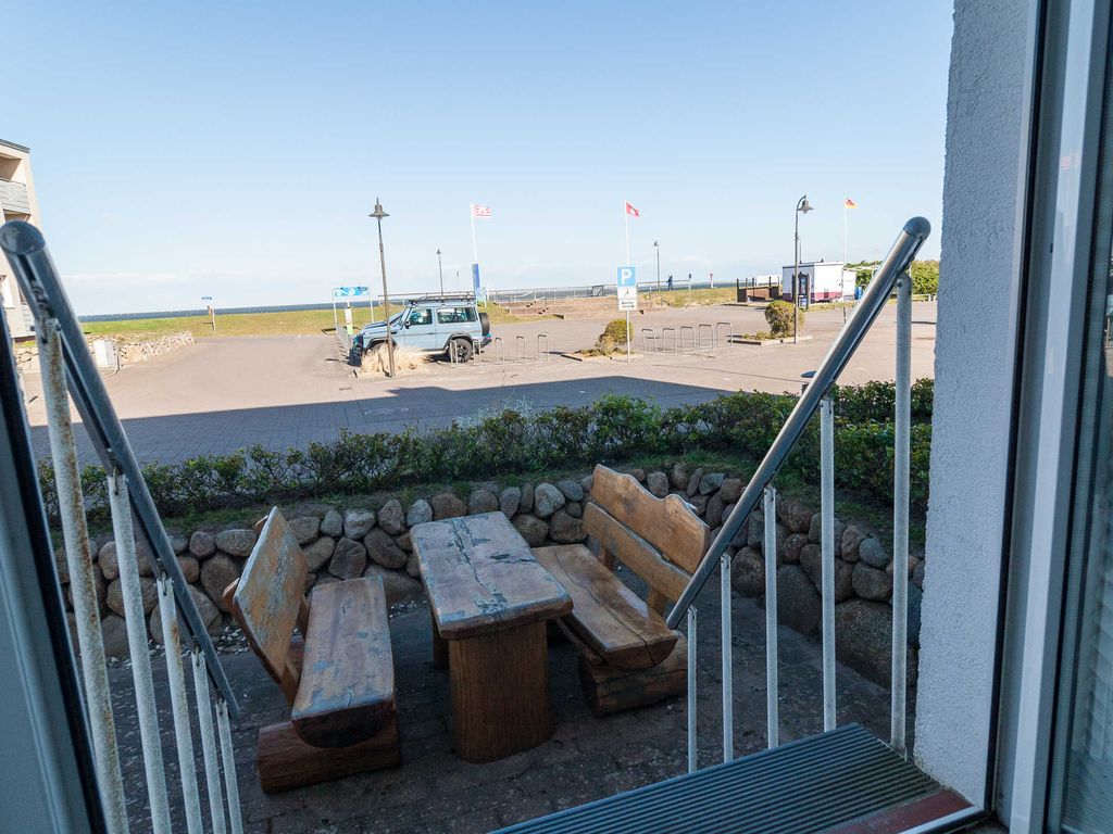 Der Abgang zur Terrasse