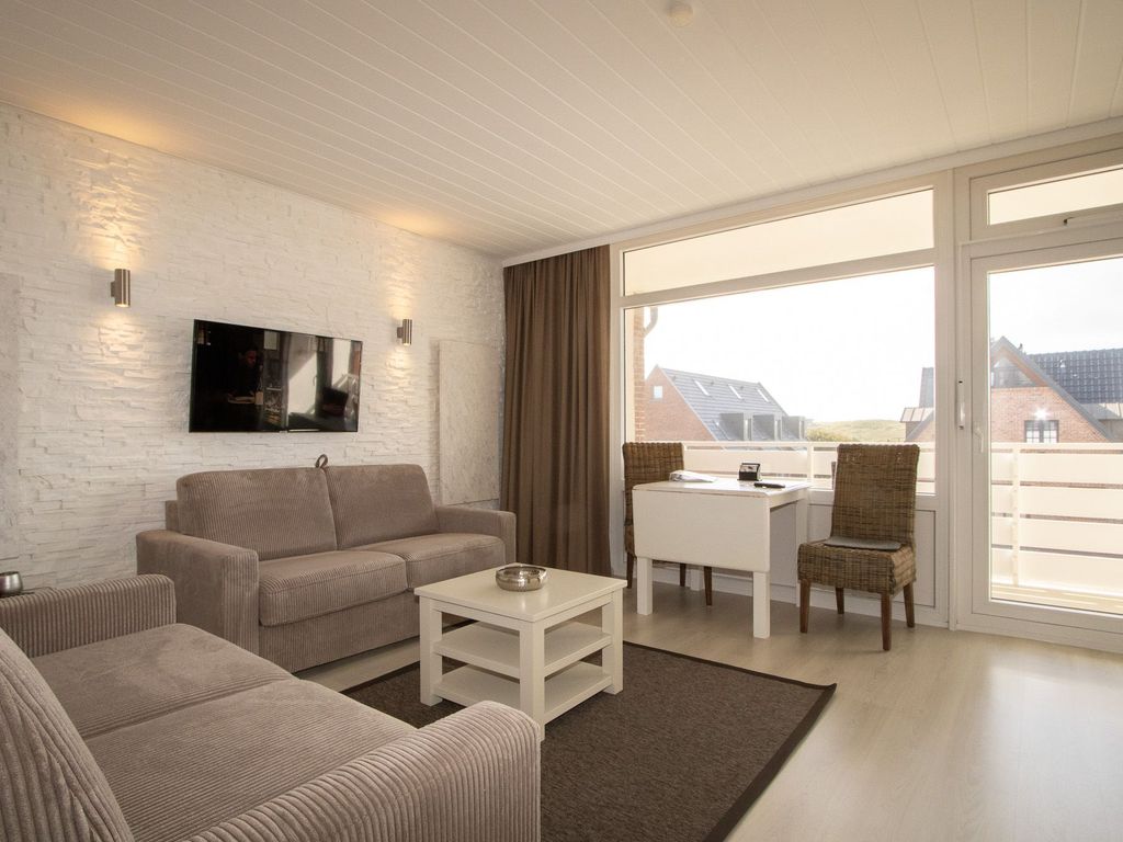 Blick auf Balkon