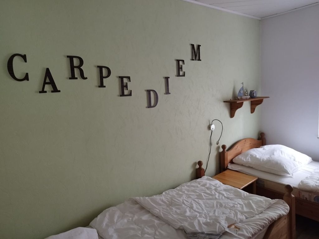 Zweites Schlafzimmer mit 2 Einzelbetten