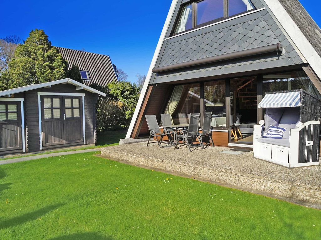 Zeltdachhaus mit Markise, W-LAN und Strandkorb