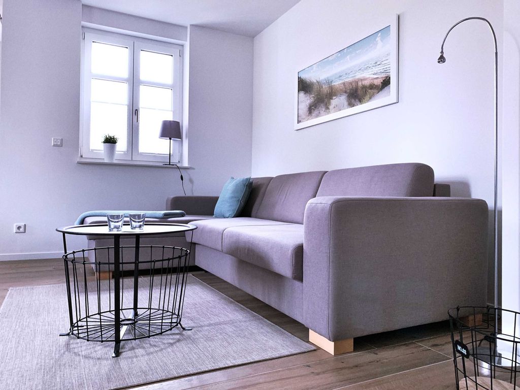 Wohnzimmer mit Schlafcouch