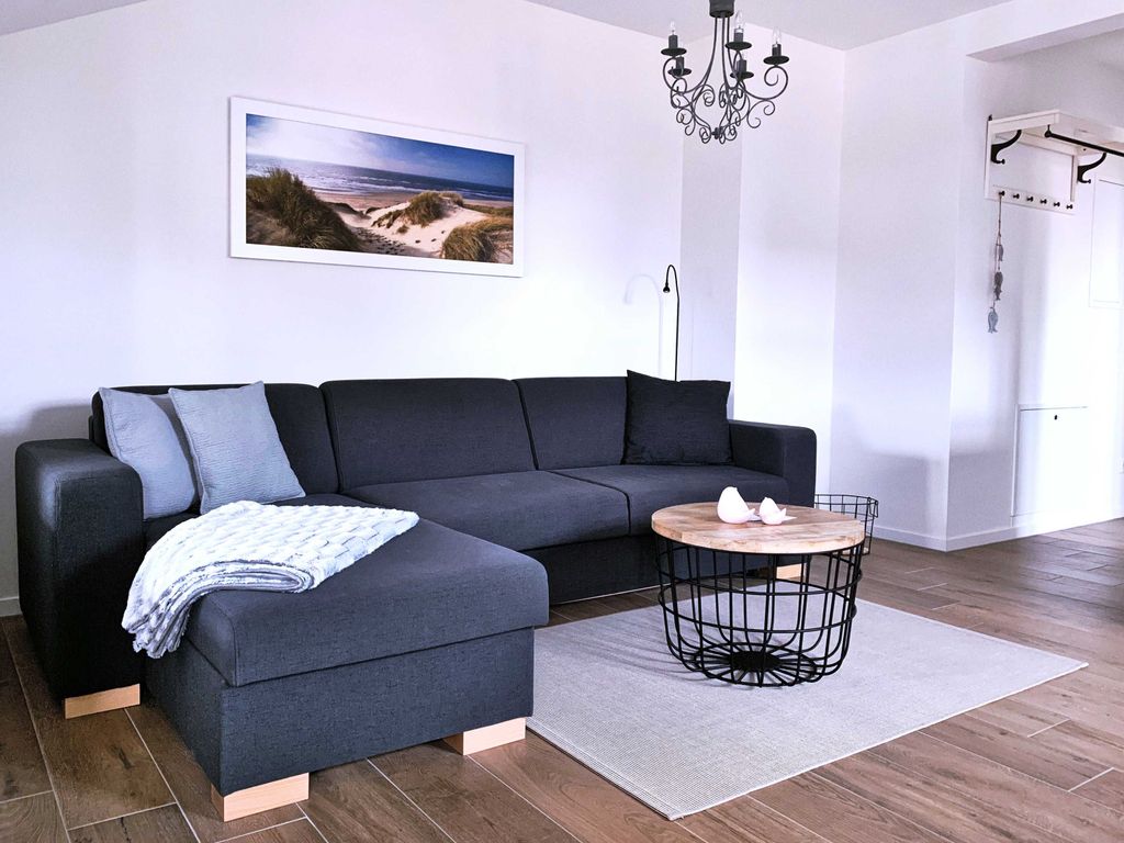 Wohnzimmer mit Schlafcouch