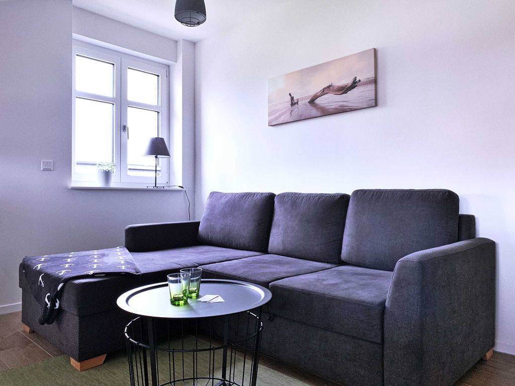 Wohnzimmer mit Schlafcouch
