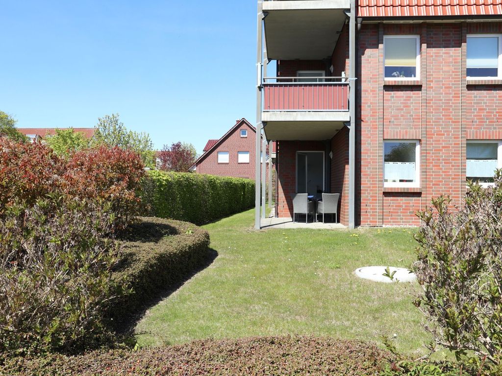 Kastanienhof Whg. 01 - Blick auf die überdachte Terrasse
