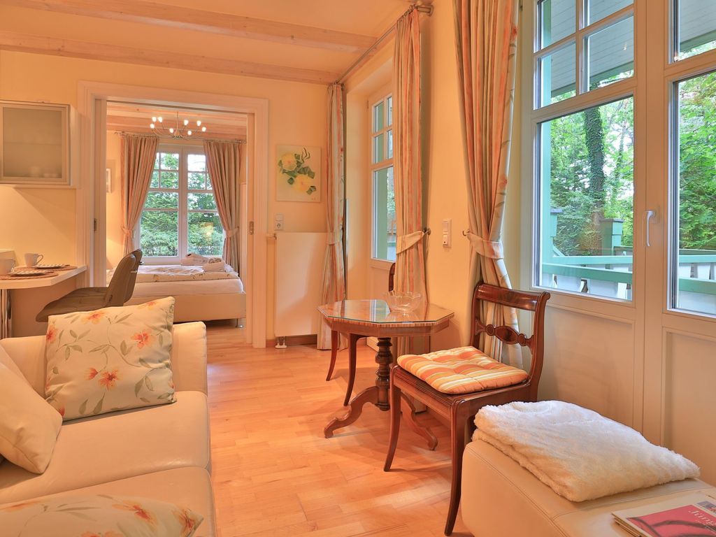 Landhaus Victoria, Eisvogel - Blick auf den offenen Wohn-/ Essbereich