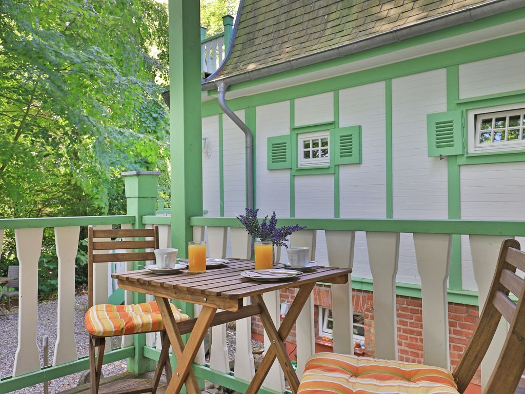 Landhaus Victoria, Eisvogel - Blick auf den bezaubernden Balkon
