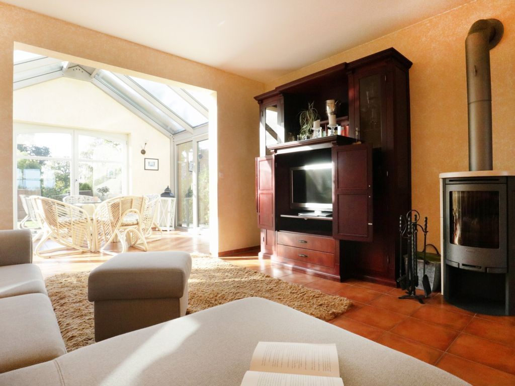 Meeresbrise Whg. 3 - Blick vom Sofa auf den TV