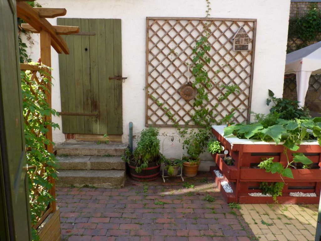 Innenhof Ferienwohnung Martin