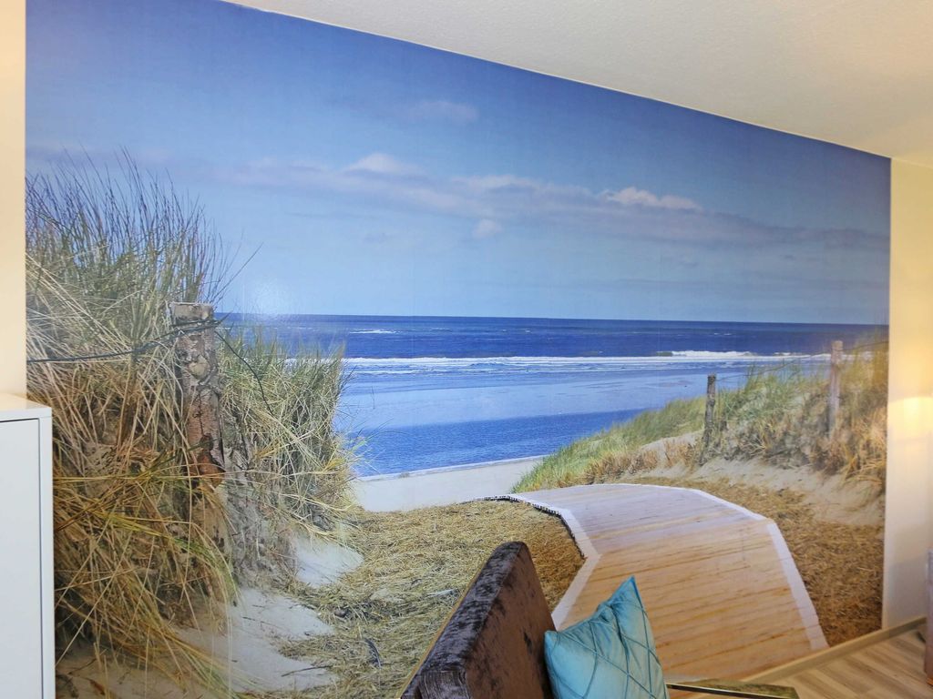Blick auf die Strandfototapete