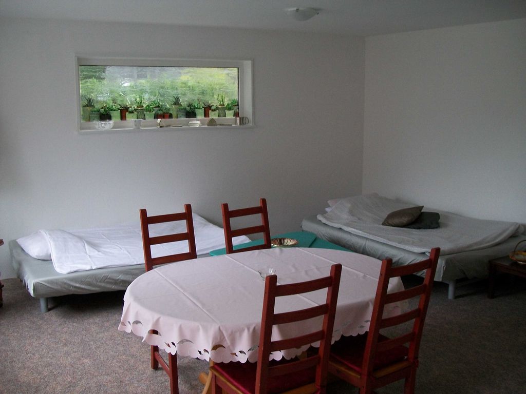 Aufbettung im Wohnzimmer
