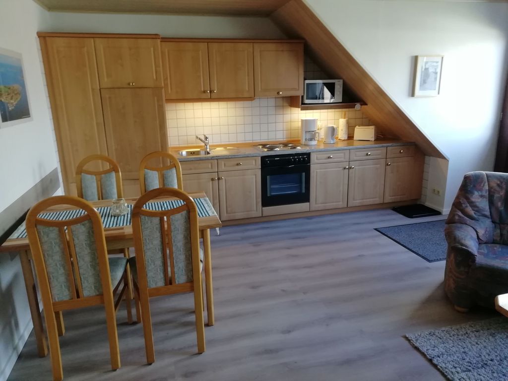 offene Küche im Wohnbereich