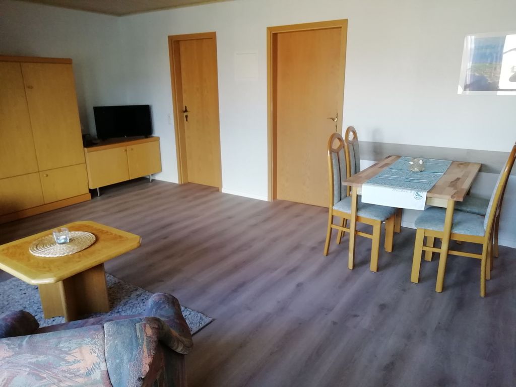 Essbereich im Wohnzimmer