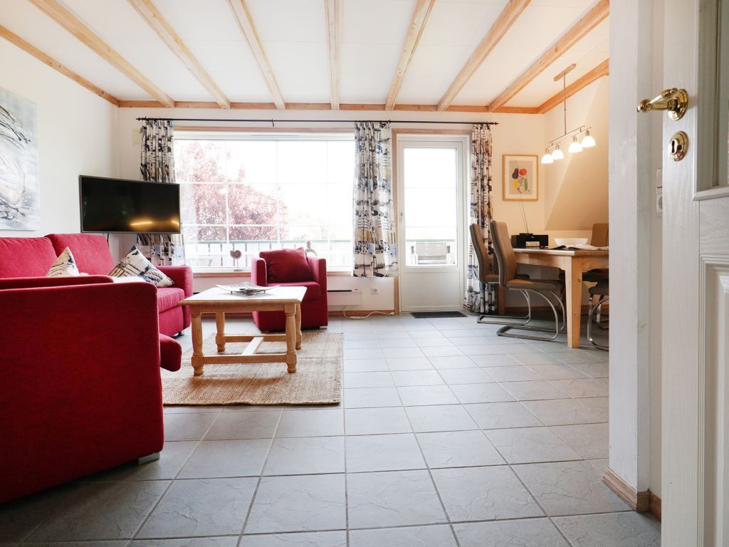 Haus Seepferdchen Whg. SP4 - Blick vom Flur auf den Wohn-/ Essbereich