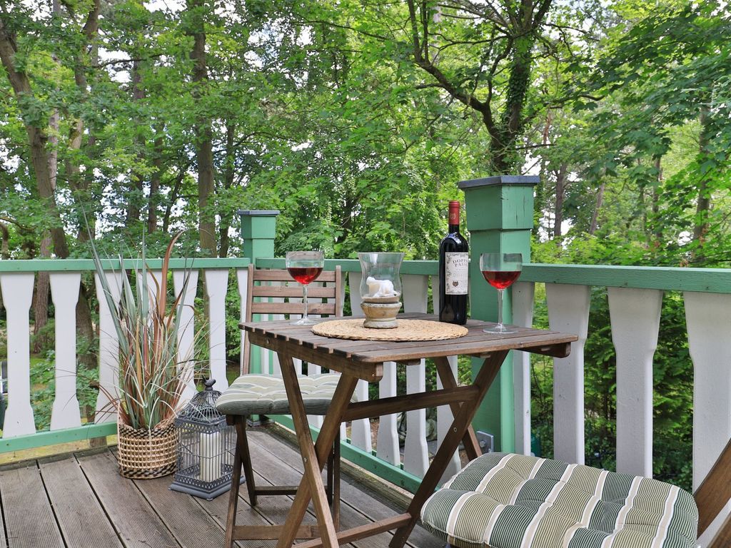Landhaus Victoria, Seestern - Blick auf den wunderschönen Balkon an der Küche
