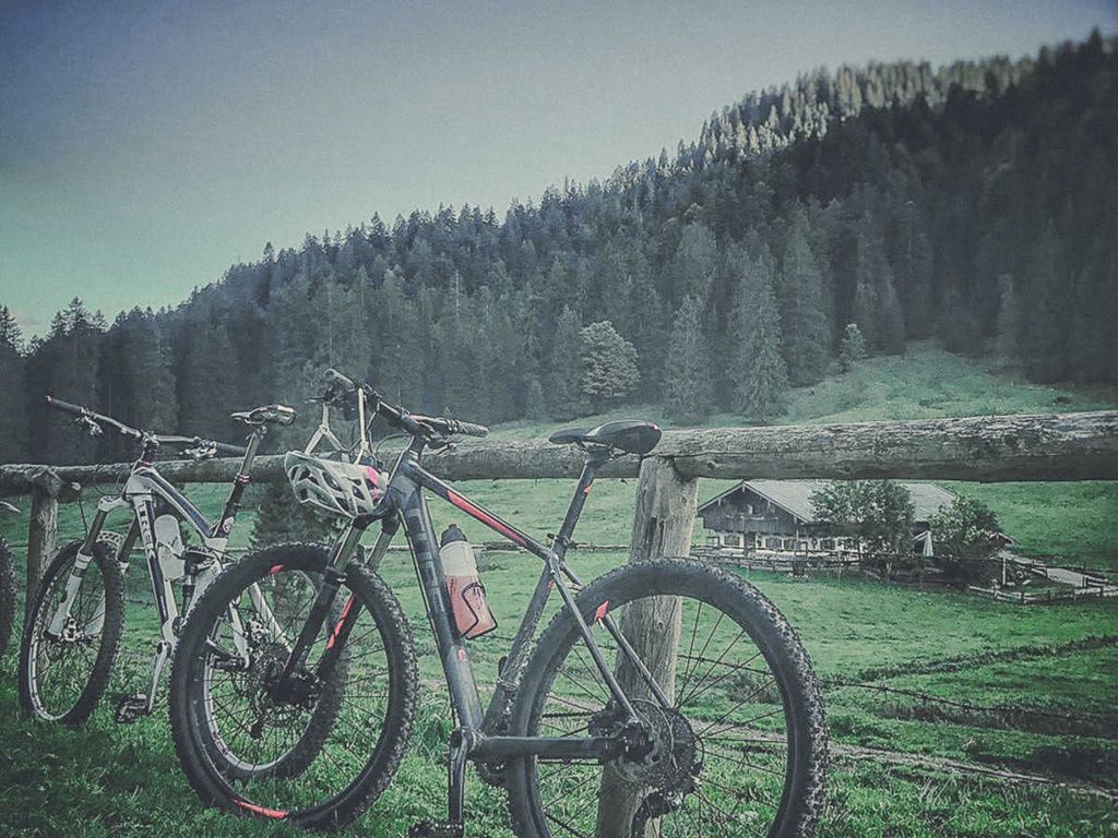 Die Radltour direkt am Hof starten.