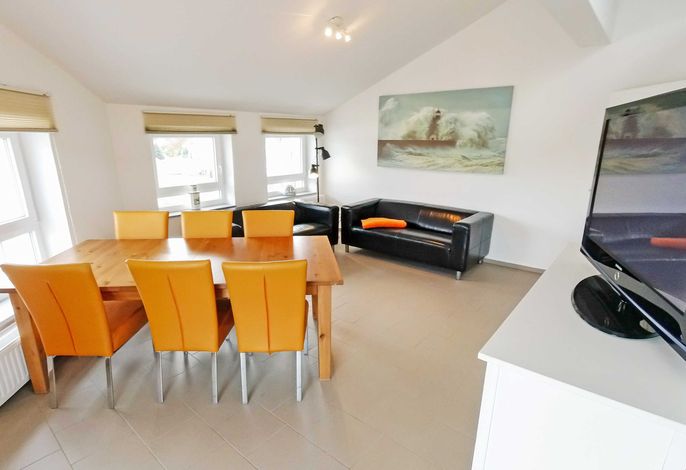 *10 Ferienwohnung Ida mit Balkon und Strandkorb