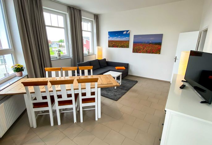 *03 Ferienwohnung Ida mit Balkon und Strandkorb
