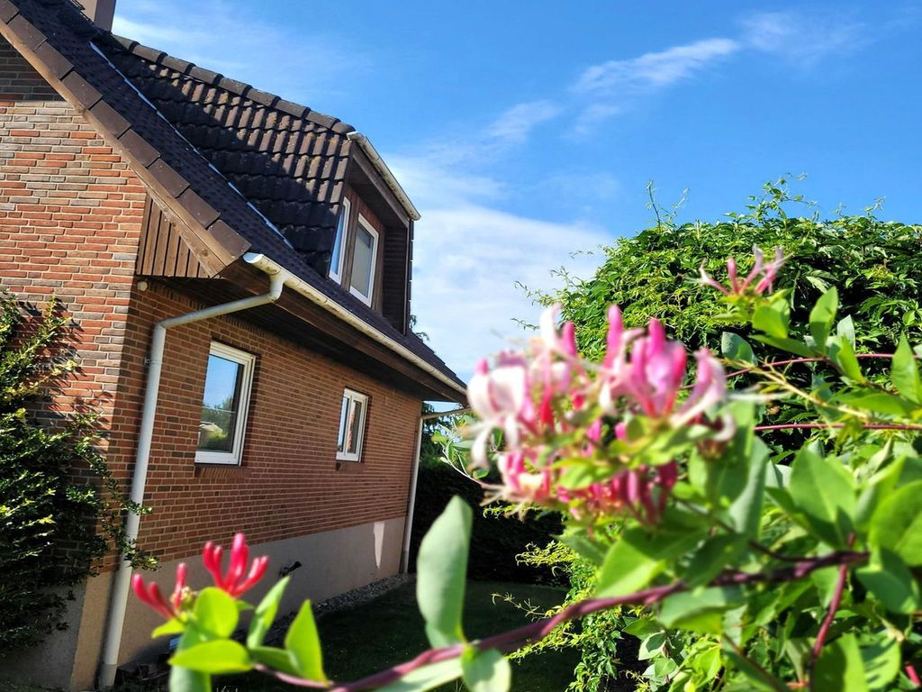 Seitenansicht des Hauses