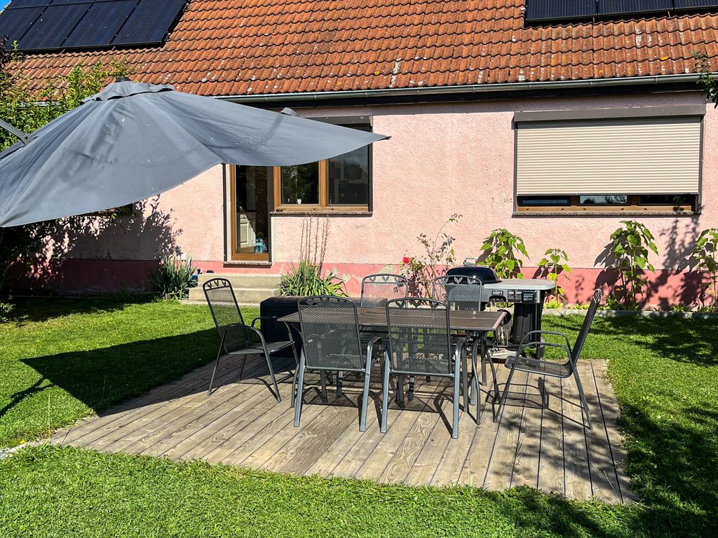 Garten mit Sitzecke