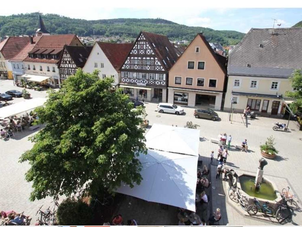 Blick auf den Marktplatz