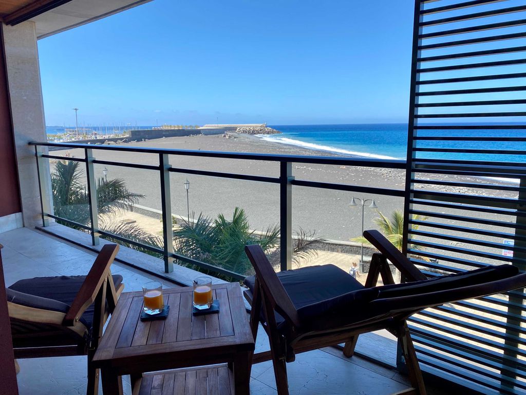 Blick vom Balkon