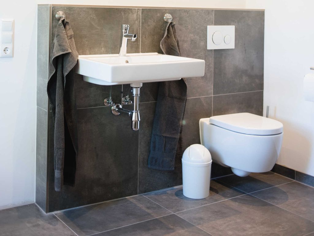Badezimmer im Erdgeschoss