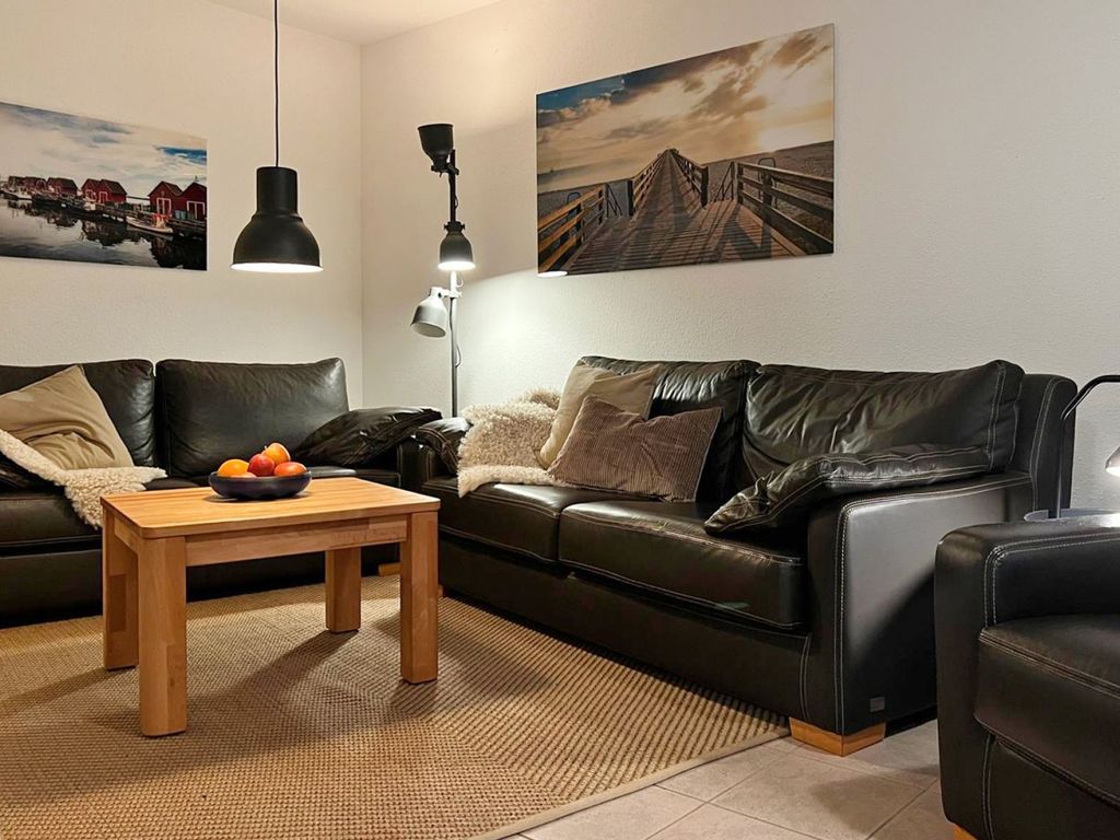 Haus Silbermöwe Whg. SM1 - Blick auf den gemütlichen Wohnbereich