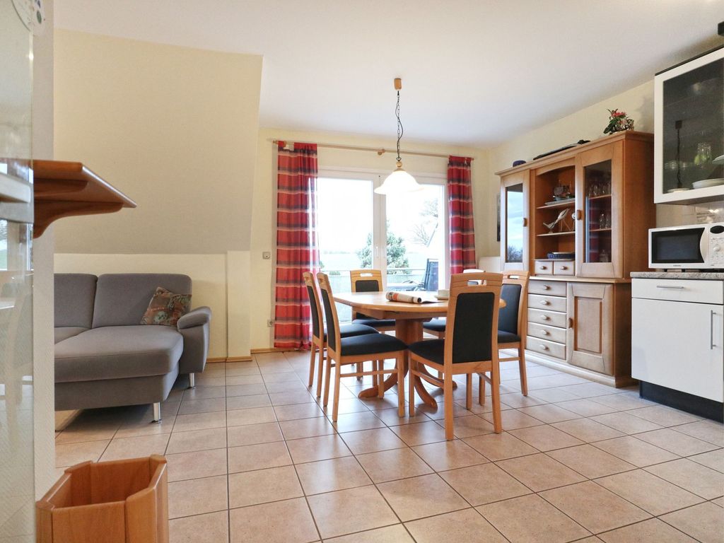 Haus Silbermöwe Whg. SM4 - Blick vom Flur auf den offenen Wohn-/ Essbereich