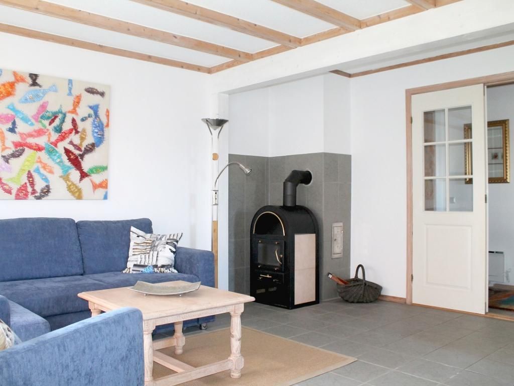 Seepferdchen Whg.1- Wohnbereich mit Kamin