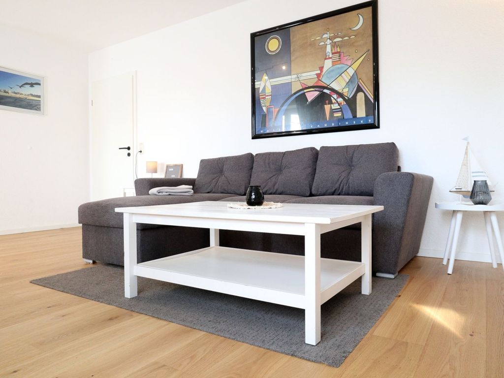 Goosbrink Whg. 21 - Blick auf das gemütliche Ecksofa