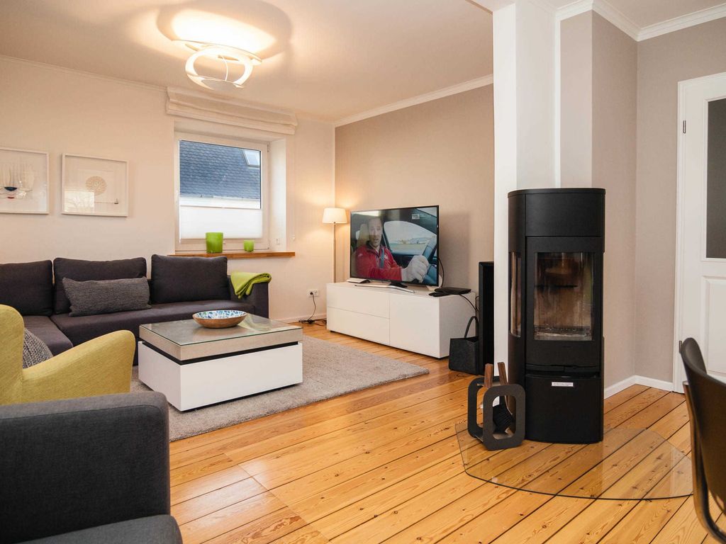 Wohnberiech mit Kamin