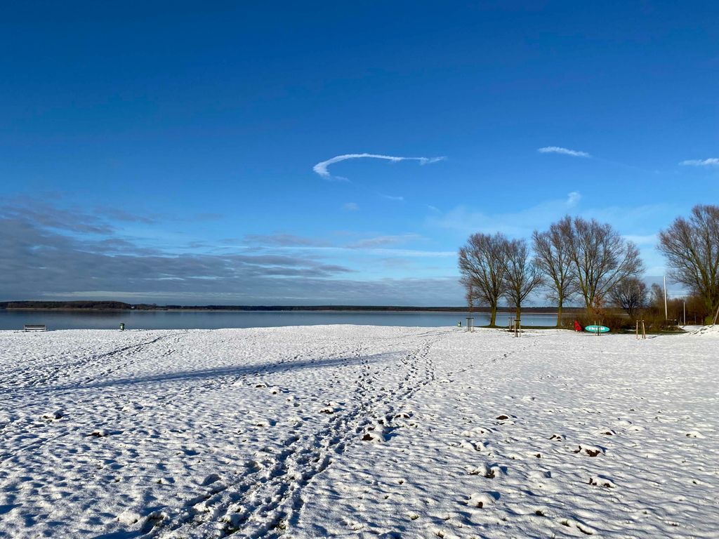 Strand im Winter