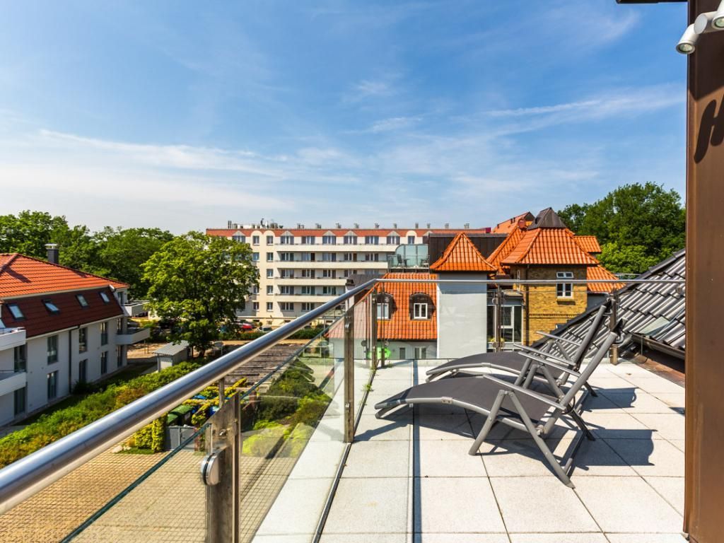 Villa Höger Whg.11 - Blick auf die Dachterrasse zur Landseite