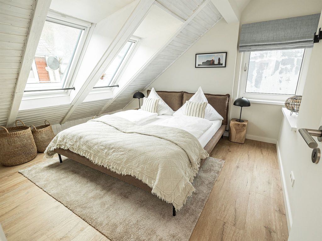 Schlafzimmer Ferienwohnung Lange Anna