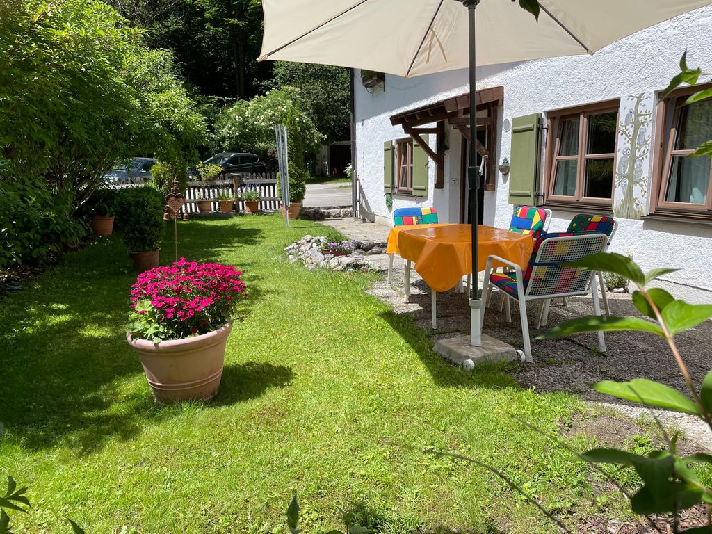 Ein kleiner Garten der nur den Gästen gehört.