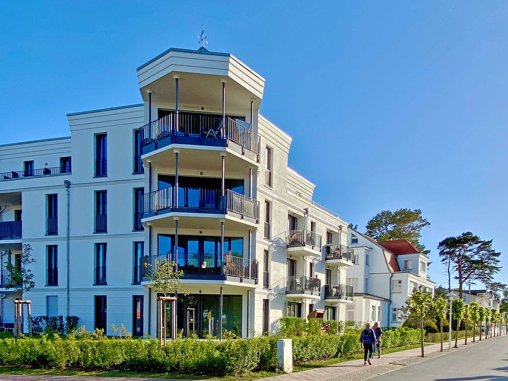 Ferienwohnung Villa Düne mit Meerblick und Balkon