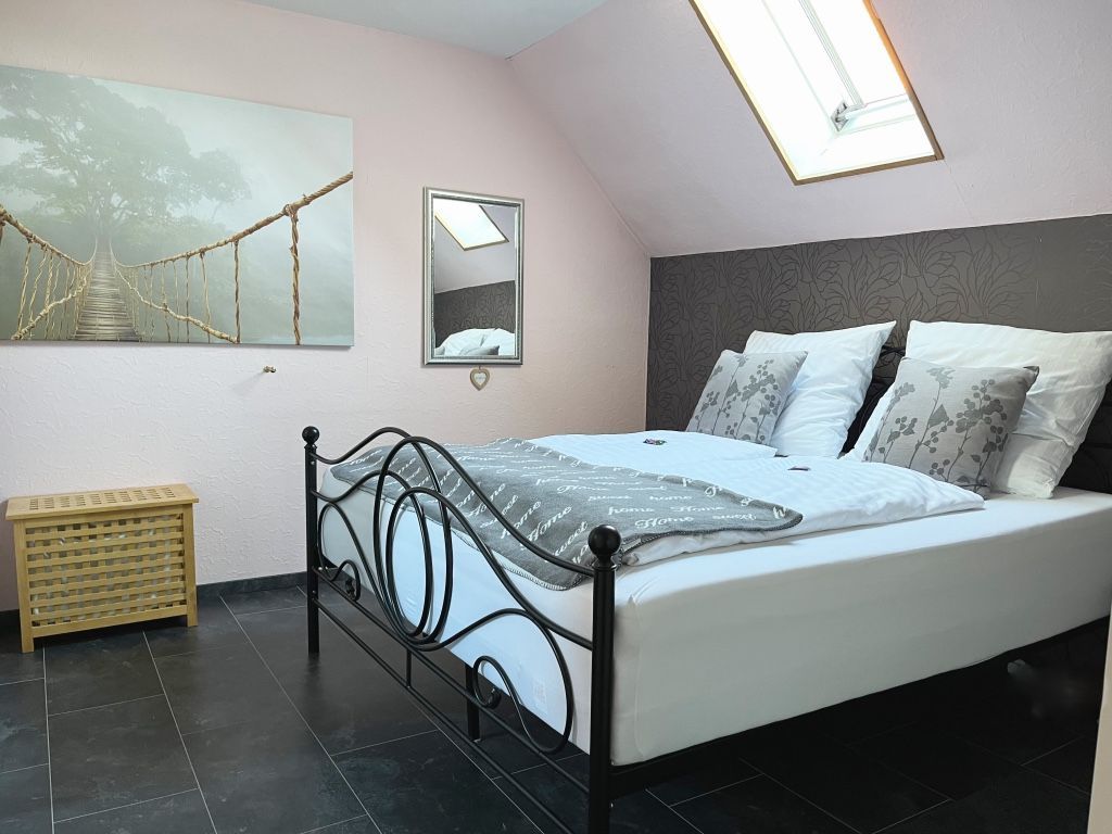 Gemütliches Schlafzimmer mit. Doppelbett