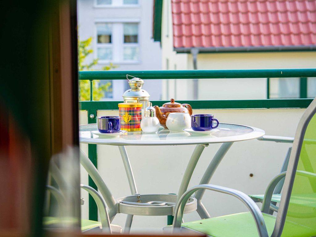 Der möblierte Süd-Balkon