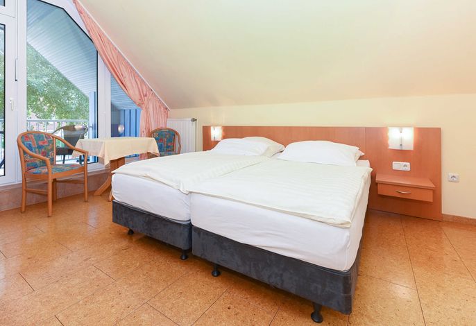 Doppelzimmer Muschel mit Balkon