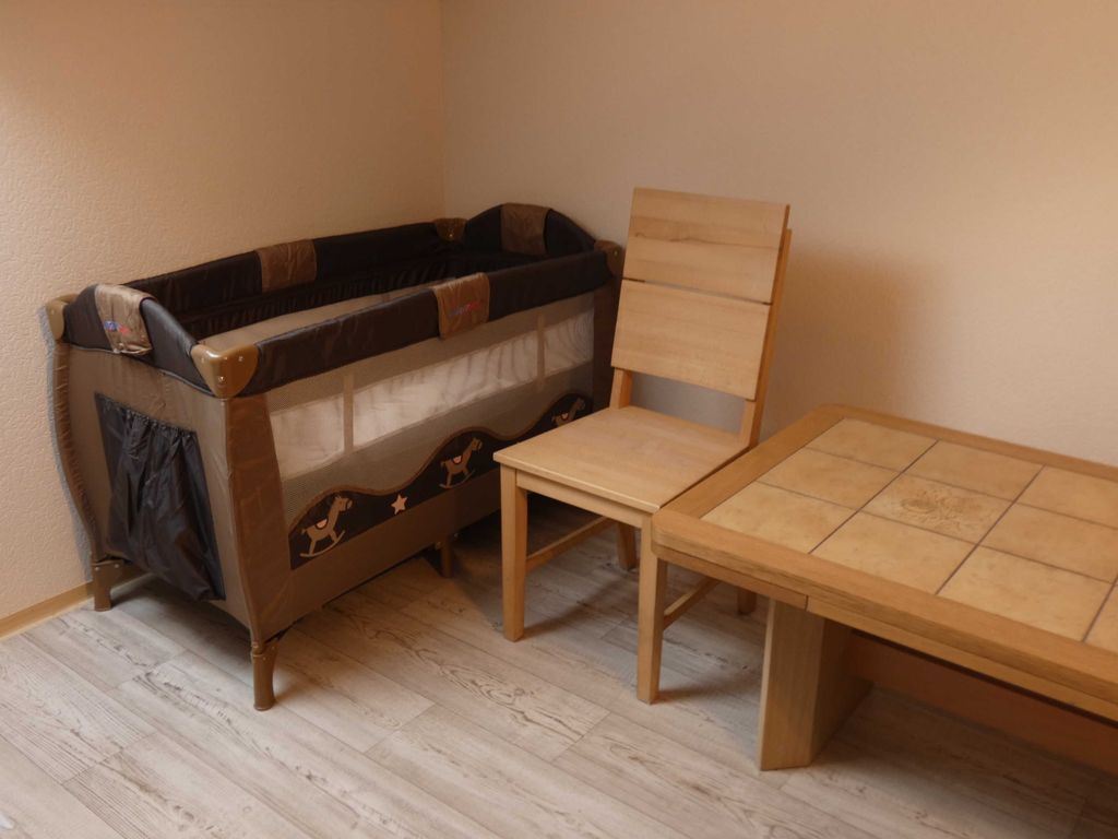 Baby-, Kinderbett mit 2 Liegehöhen