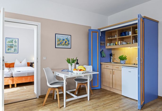Nr.1/ 2-Raum-FeWo Landhaus, max.2 Pers. EG (Hund erlaubt)